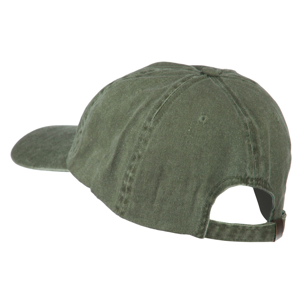 Security Letter Embroidered Big Size Washed Cap