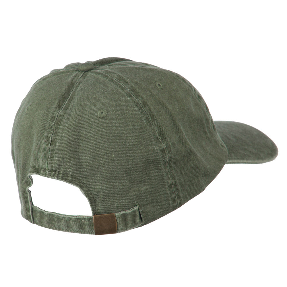 Security Letter Embroidered Big Size Washed Cap