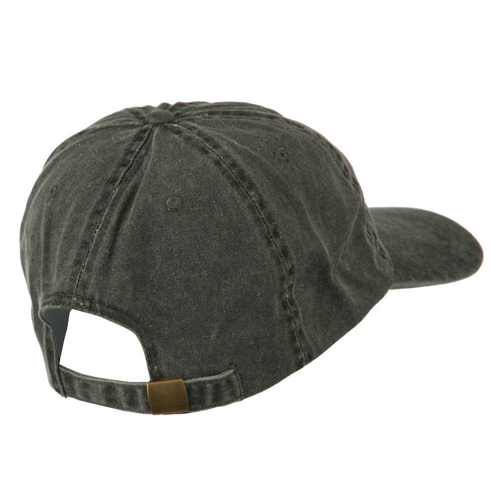 Security Letter Embroidered Big Size Washed Cap