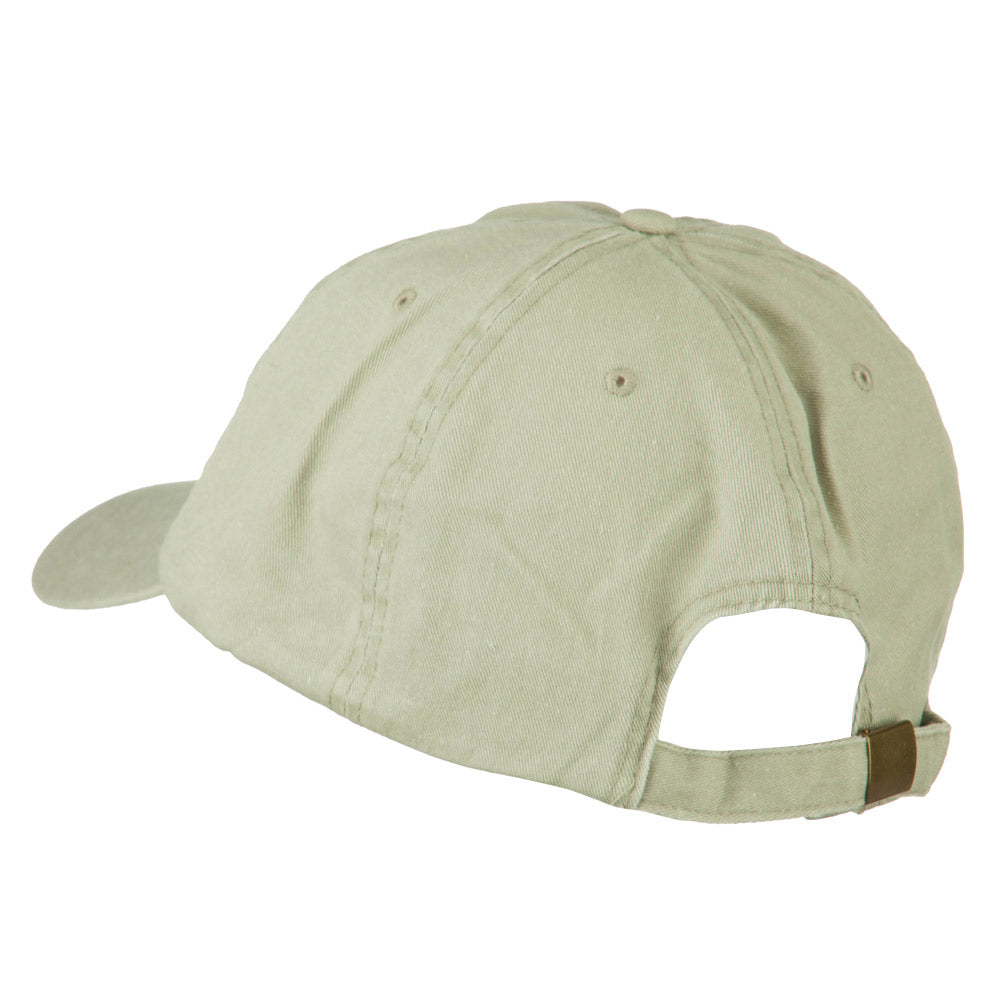Security Letter Embroidered Big Size Washed Cap