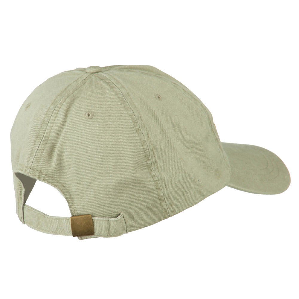 Security Letter Embroidered Big Size Washed Cap