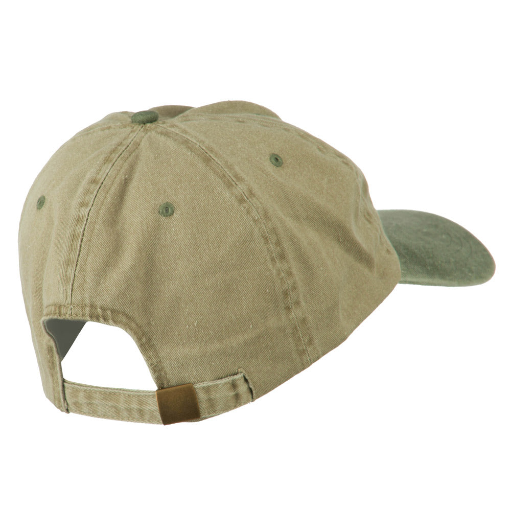 Security Letter Embroidered Big Size Washed Cap