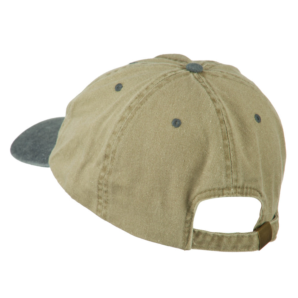 Security Letter Embroidered Big Size Washed Cap