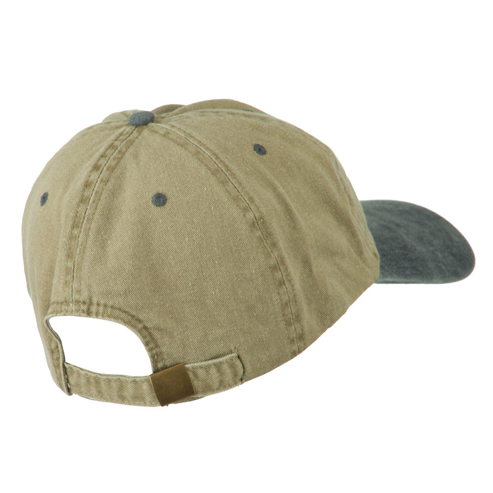 Security Letter Embroidered Big Size Washed Cap