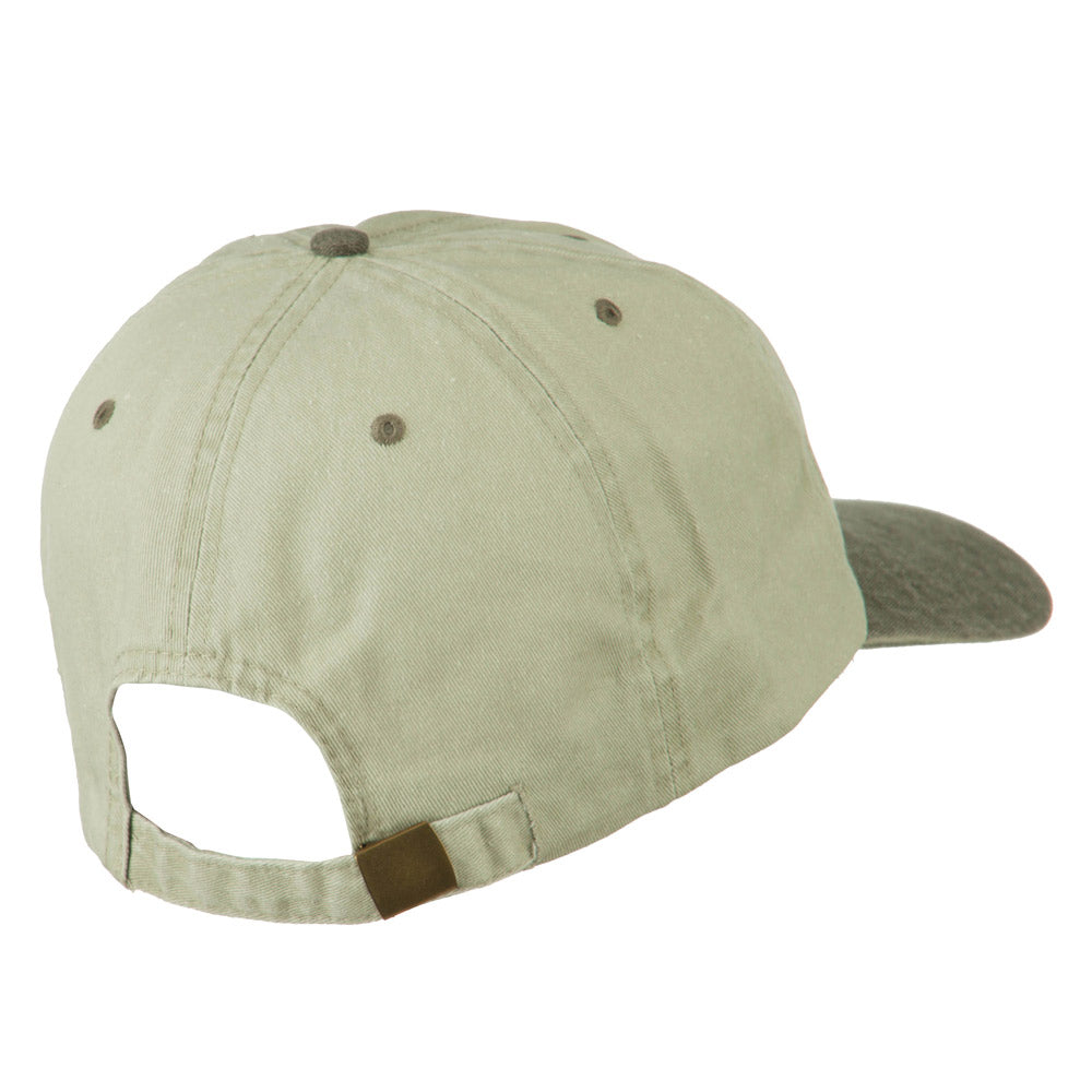 Security Letter Embroidered Big Size Washed Cap