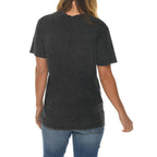 Grungy Police Flag Graphic Design Vintage Crewneck Tee