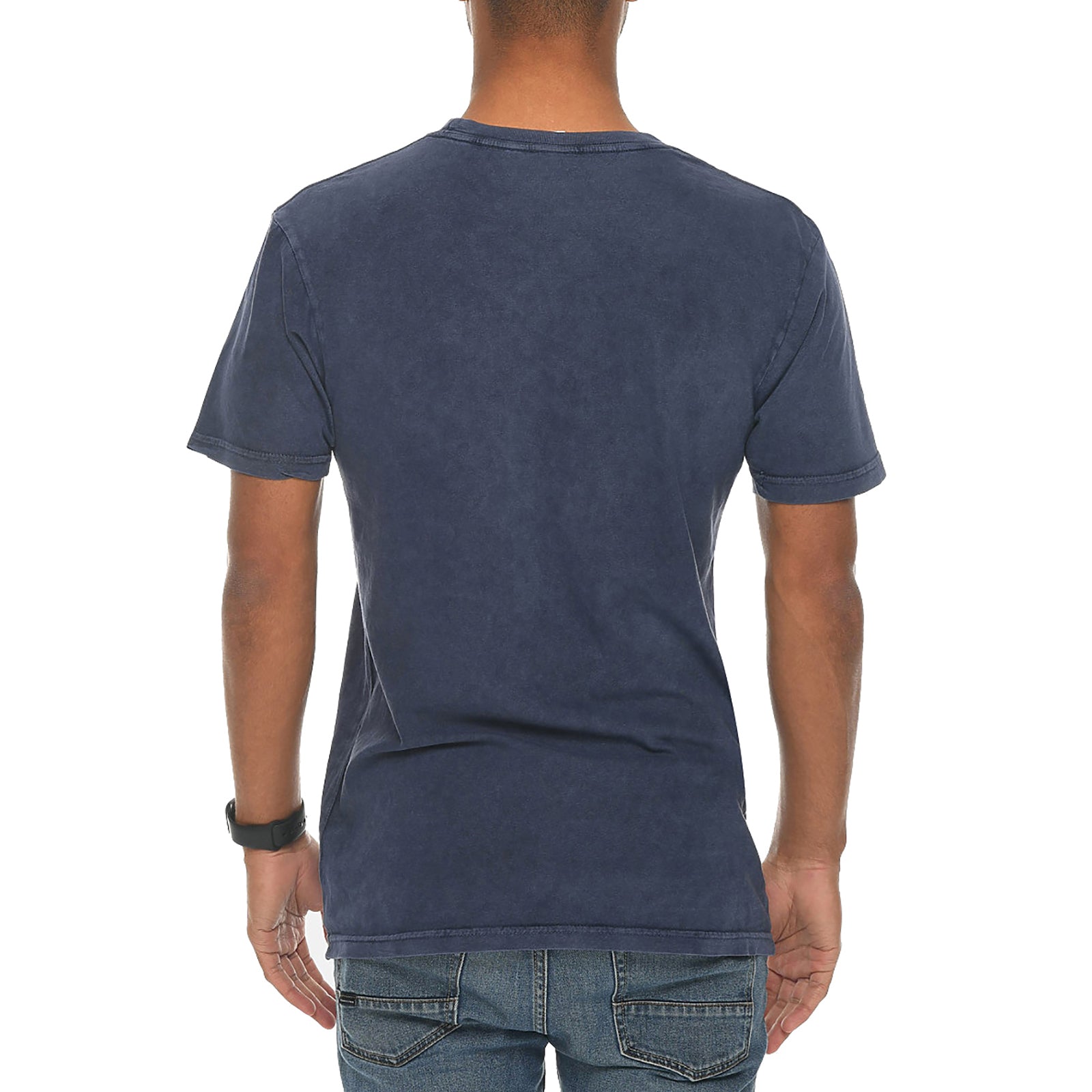 Grungy Police Flag Graphic Design Vintage Crewneck Tee