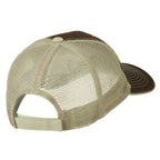 Italy Flag Embroidered Patched Big Size Washed Mesh Cap