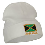 Jamaica Flag Embroidered Big Size Long Beanie