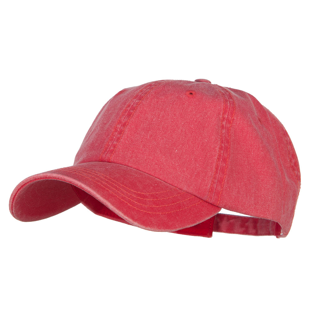 Big Size Washed Pigment Dyed Cap