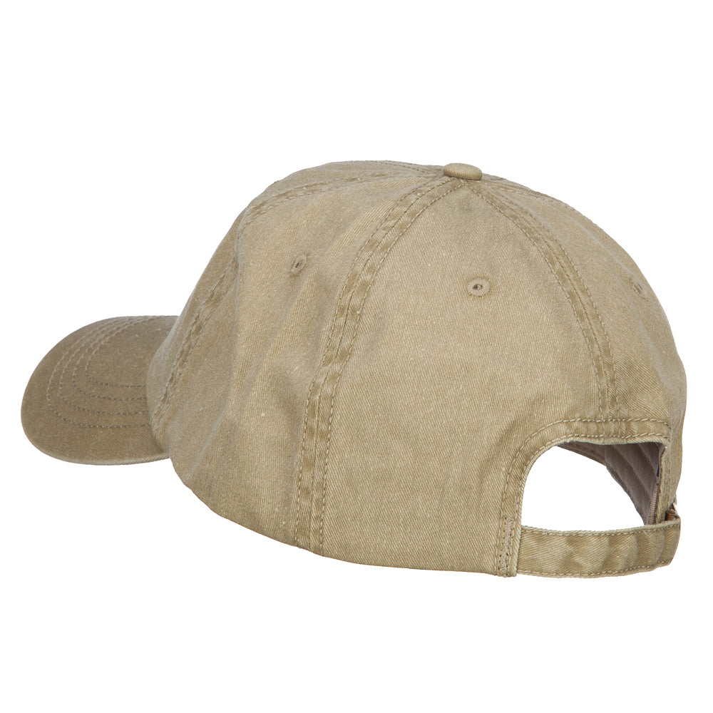 Big Size Washed Pigment Dyed Cap
