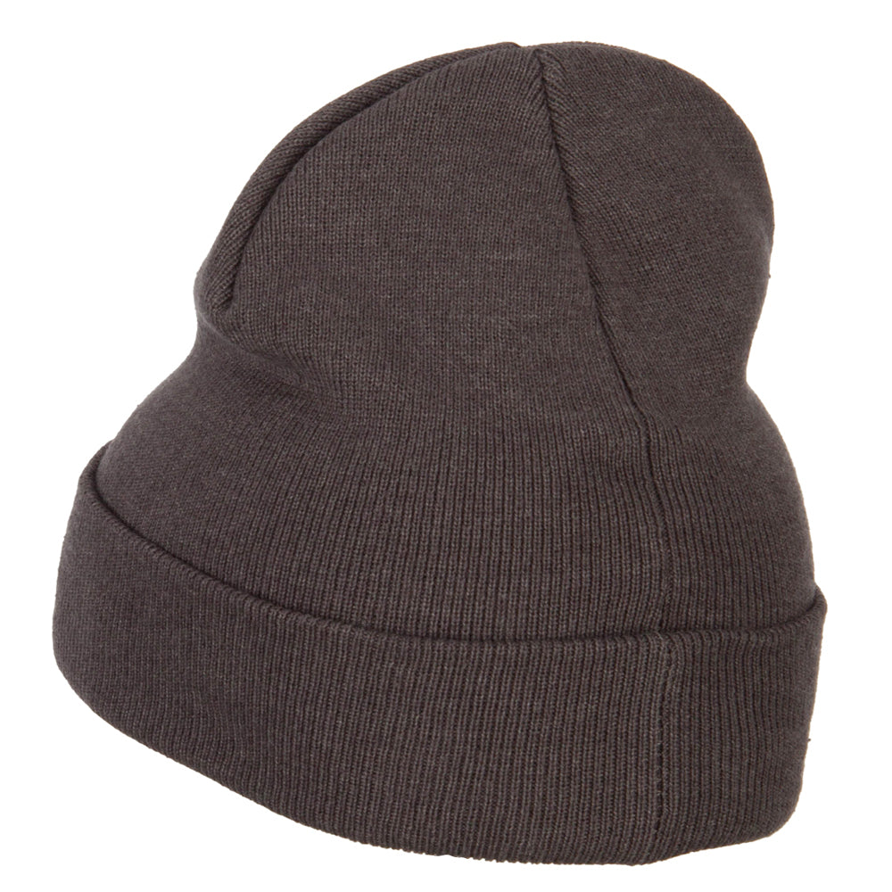 Jolly Roger Skull Embroidered Big Size Long Beanie