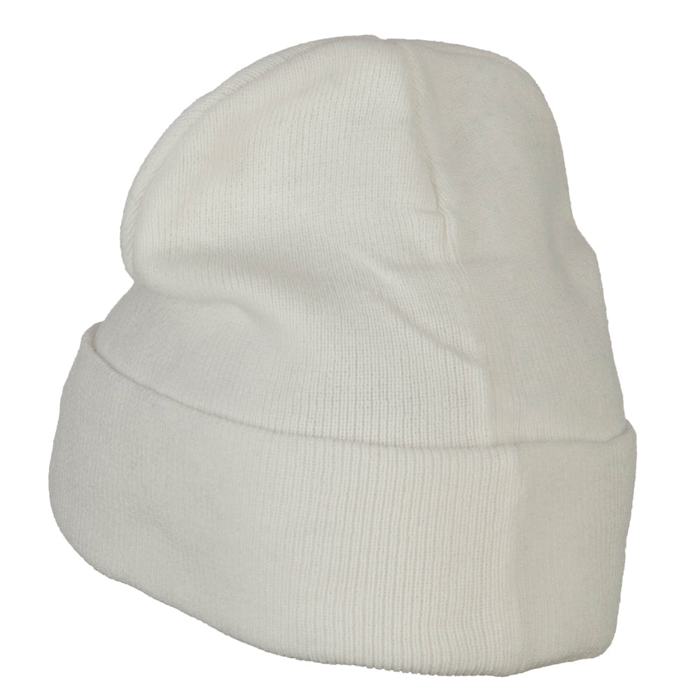 Jolly Roger Skull Embroidered Big Size Long Beanie