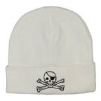 Jolly Roger Skull Embroidered Big Size Long Beanie
