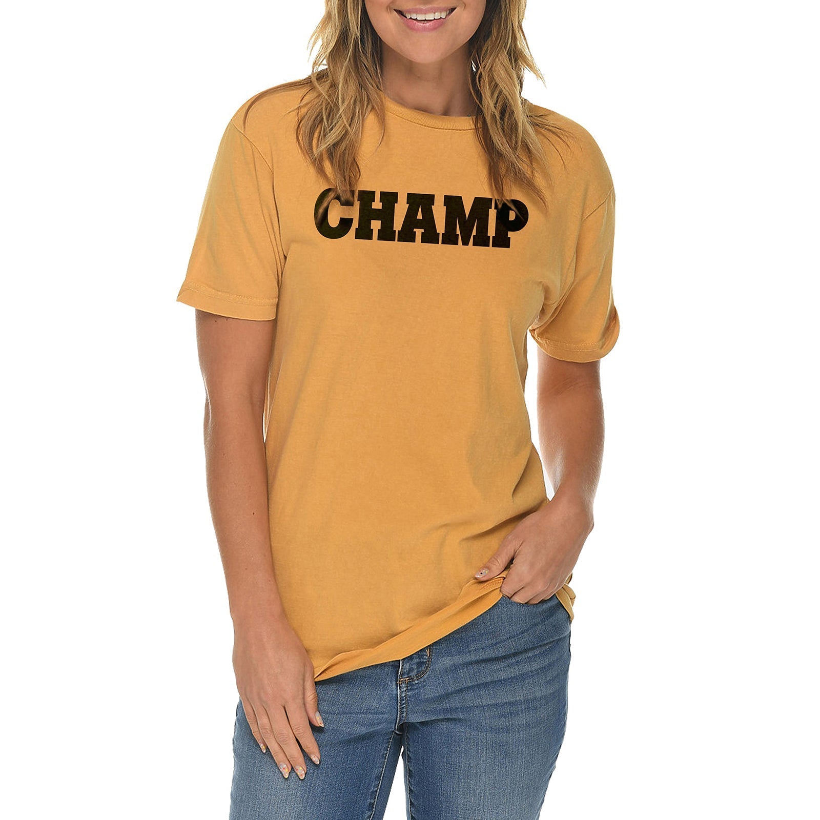 Champ Graphic Design Vintage Crewneck Tee
