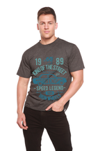 King Of The Street Men's Bamboo Viscose/Organic Cotton Short Sleeve Graphic T-Shirt