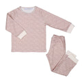 LEHANE | Girls Pink & Ivory Print Cotton Two-Piece Set