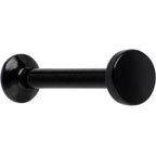 5/16 Black IP 3mm Circle Internal Thread Daith Cartilage Tragus