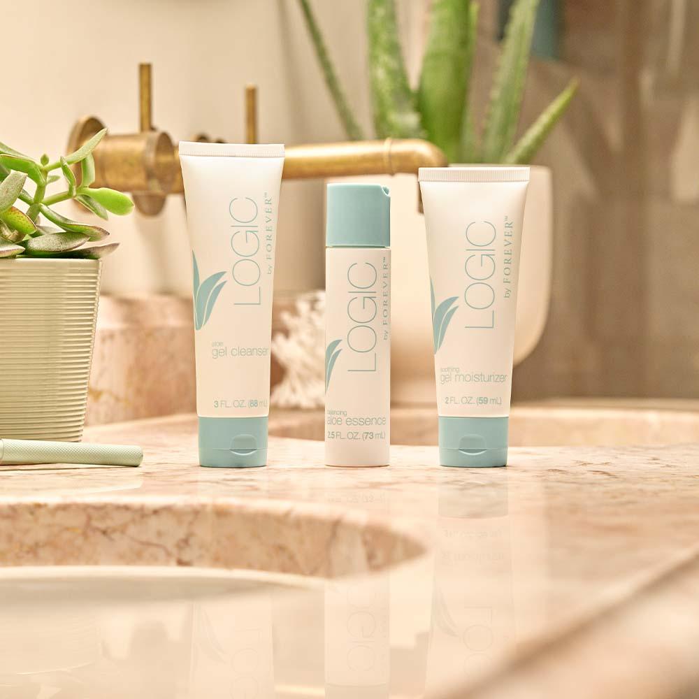 Logic by Forever 3-Step Skincare System - Cleanse, Balance, Hydrate