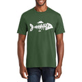 Bare Bone Fish Graphic Men's Premium Crew Neck Tee Shirt