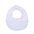 LUCAS | Boys White & Blue Gingham Cotton Bib