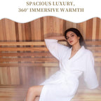 Lund Luxury 2-Person Outdoor Spruce Wood Cube Sauna Kit With 4.5KW Electric Stove (SAK74290)