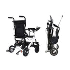Maidesite 17.5-Inch 500W Wide Seat Lightweight Electric Folding Wheelchair (SAK33689)