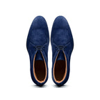 46-592-NVY MARCO Suede Calfskin Chukka Boot, Navy