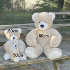 MARTIN | Beige Plush Bear (50 cm) | Made in France