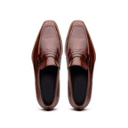 15-703-CGN MEO Hand Burnished Loafers Cognac