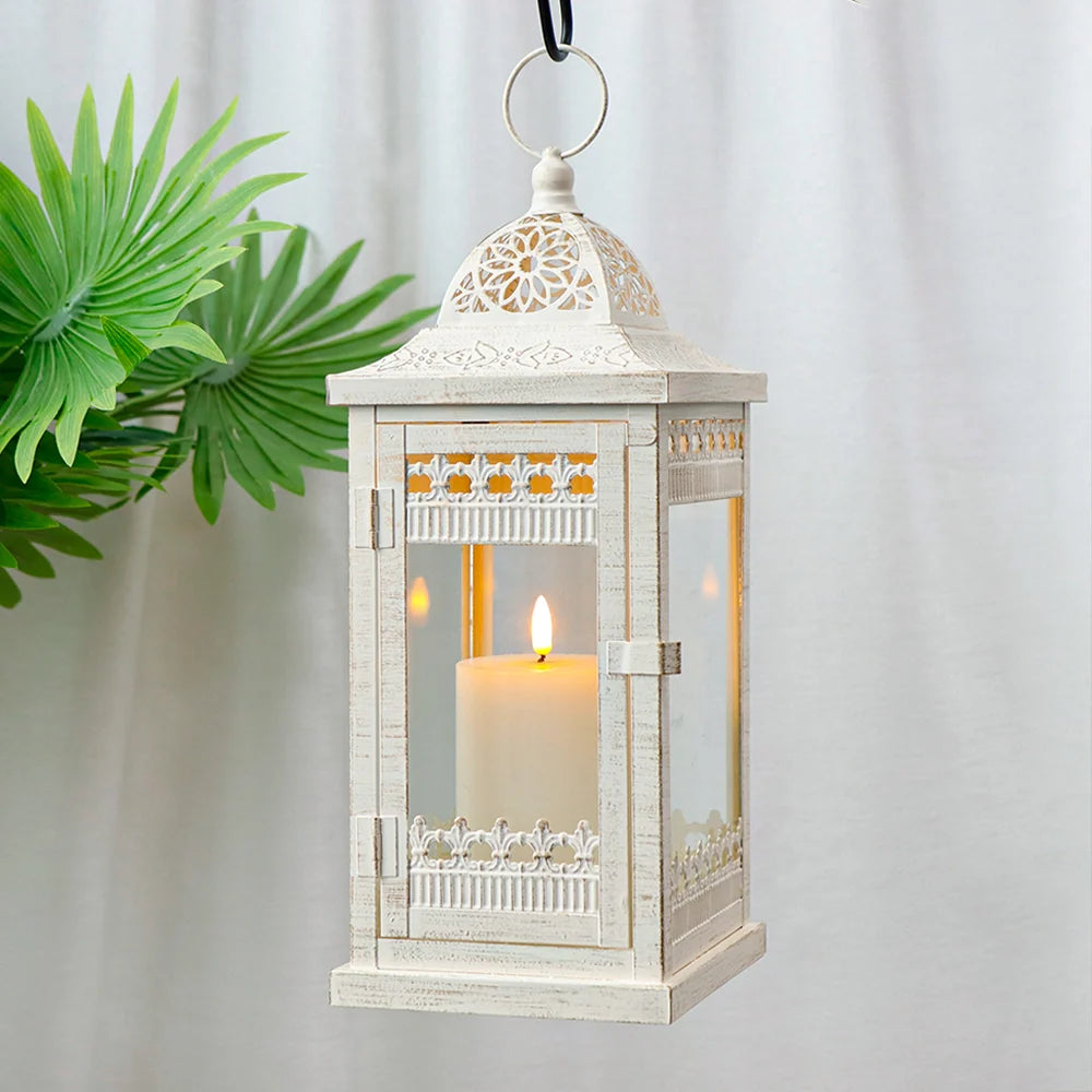 9.5"&14.5"&20" High Decorative Candle Lanterns ( Set of 3）