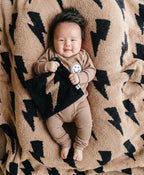 Lightning Bolt Plush Lovey | Mocha