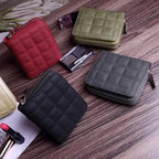 Modern PU Leather Card Holder Wallet Women Fashion Small Zipper Wallet Retro Mini Bags For Women