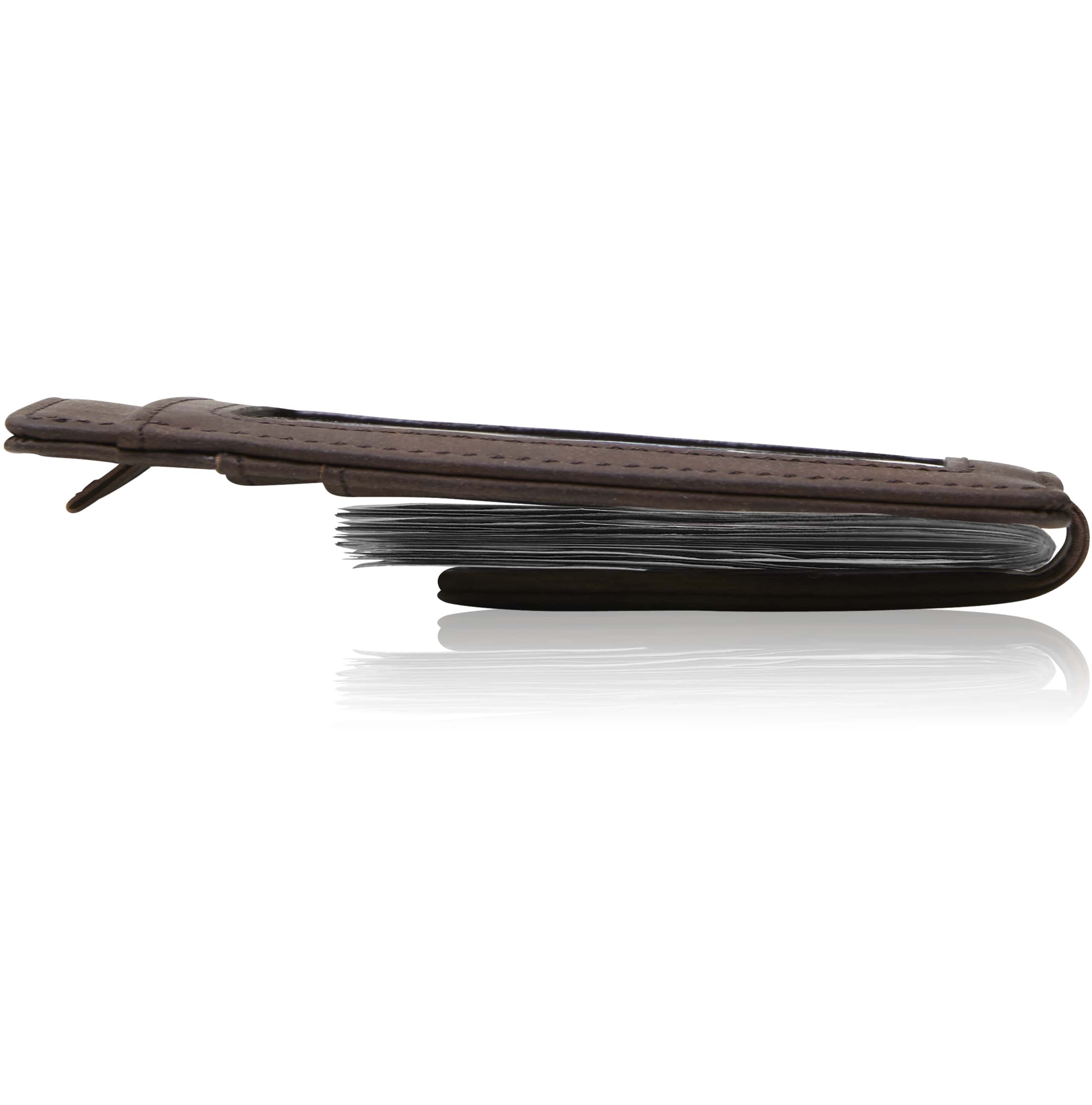 Money Clip Card Holder With Pull Strap
