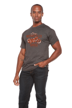 Motorcycles Garage Men's Bamboo Viscose/Organic Cotton Short Sleeve Graphic T-Shirt