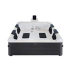 MSpa Oslo Supreme 6-Person 120 Jets Square Spa W/ LED Lights & Integrated App Control [F-OS063W] (SAK93516)