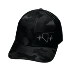 Nevada Hat - Baseball Hat - Black Camo / Black - Trucker Mesh