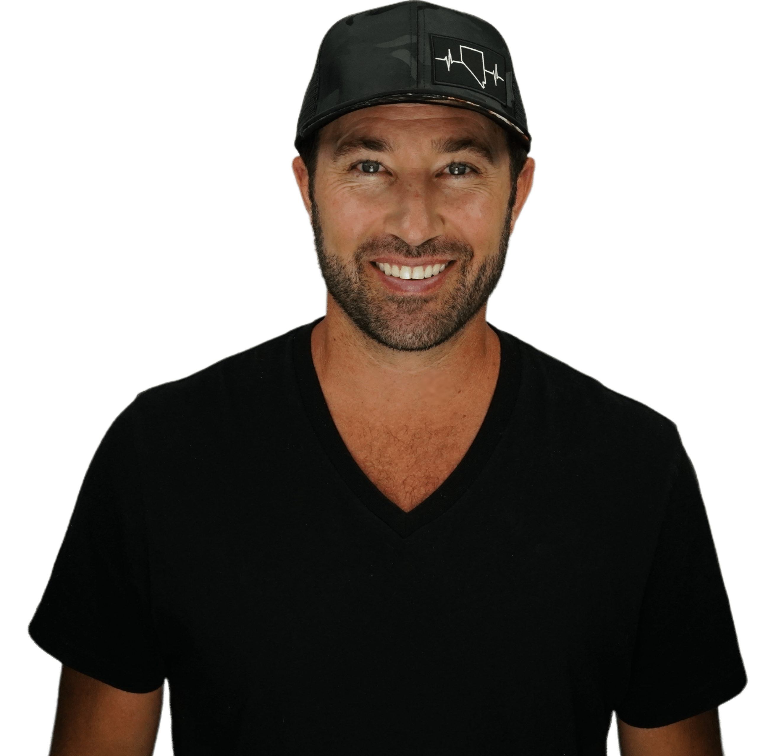 Nevada Hat - Baseball Hat - Black Camo / Black - Trucker Mesh