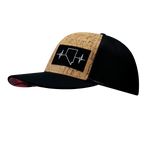 Nevada Hat - Baseball Hat - Cork - Black - Trucker Mesh