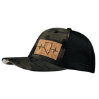 Nevada Hat - Baseball Hat - Tan Camo / Black - Trucker Mesh
