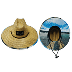 Nevada Straw - Sun Hat - Mountains