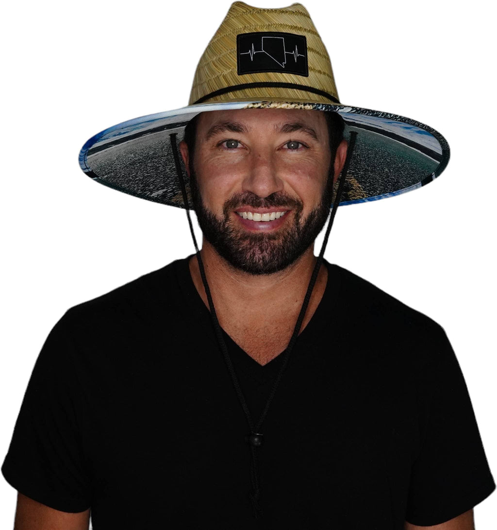 Nevada Straw - Sun Hat - Mountains