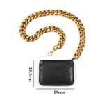 New Sparkling Thick Metal Chain Shoulder Bag Bike Wallet, Mini Bag, Coin Purse. Fashionable Women Pack Leather Crossbody Bags