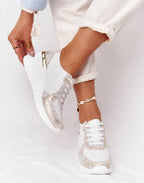 New Women Casual Shoes Height Increasing Sport Elegant Shoes Air Cushion Comfortable Sneakers Women's Vulcanize Shoes Sports Breathable Sneakers