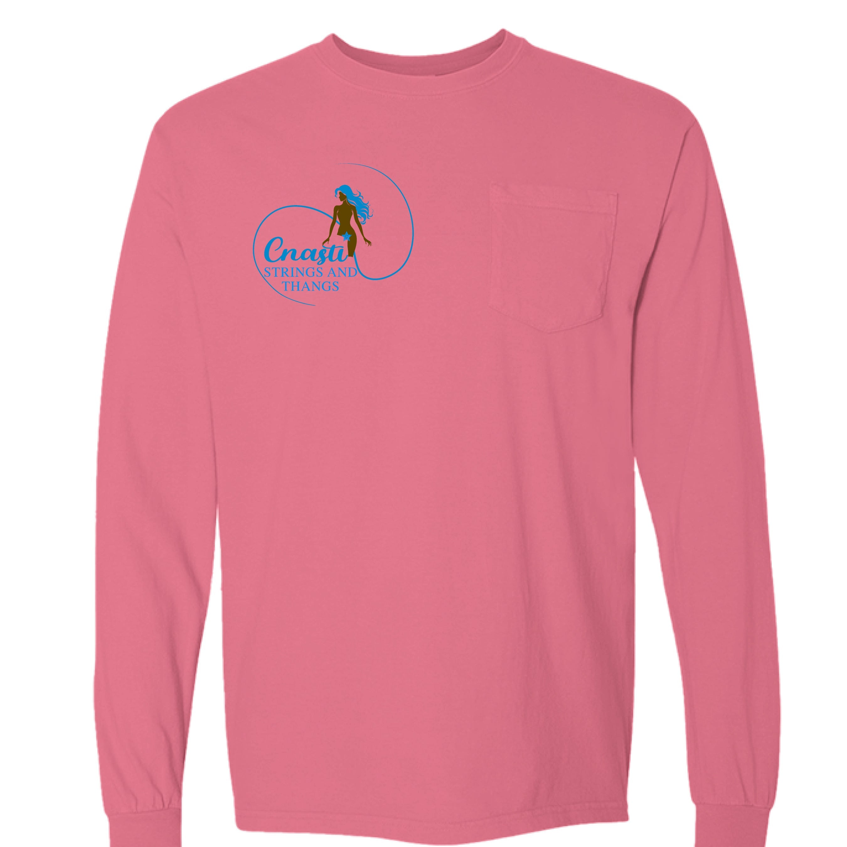 Cnasti Coastal Long-Sleeve Pocket Tee