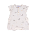 NOA | Boys Vintage Bike Print Waffle Cotton Shortie