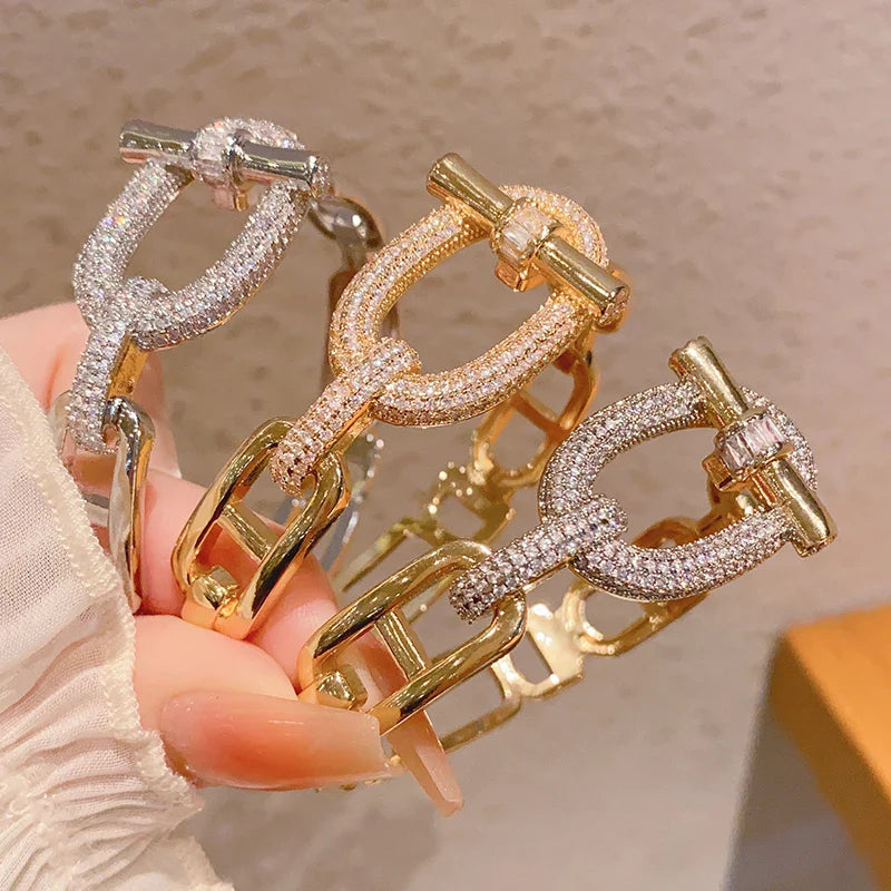 MyClosetAid Sparkling Novelty Bracelet Necklace Set