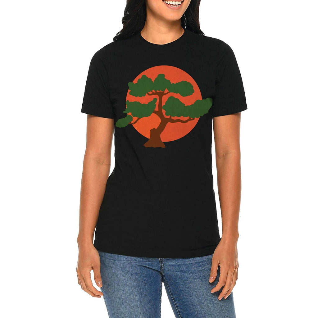 Japanese Bonsai Graphic Design Deluxe Jersey T-Shirt
