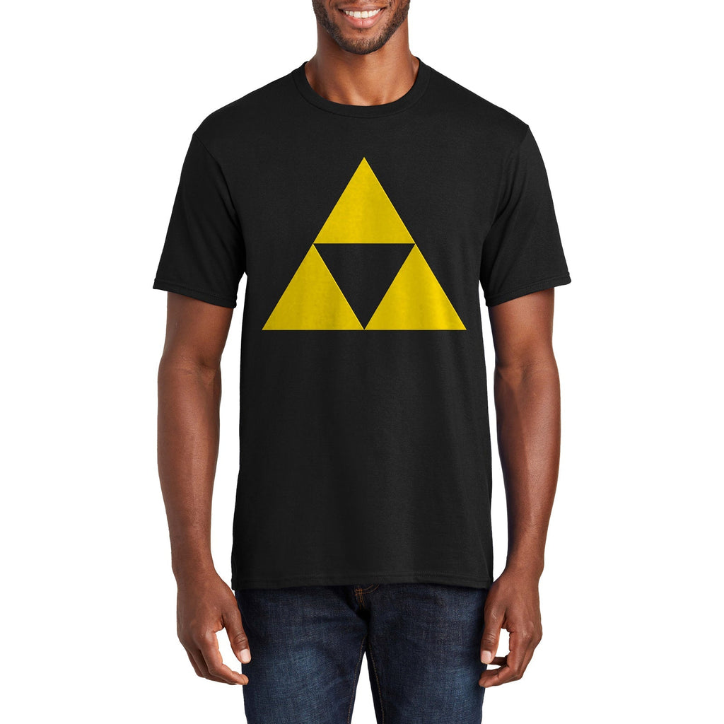 Triforce Zelda Graphic Men's Premium Crew Neck Tee Shirt