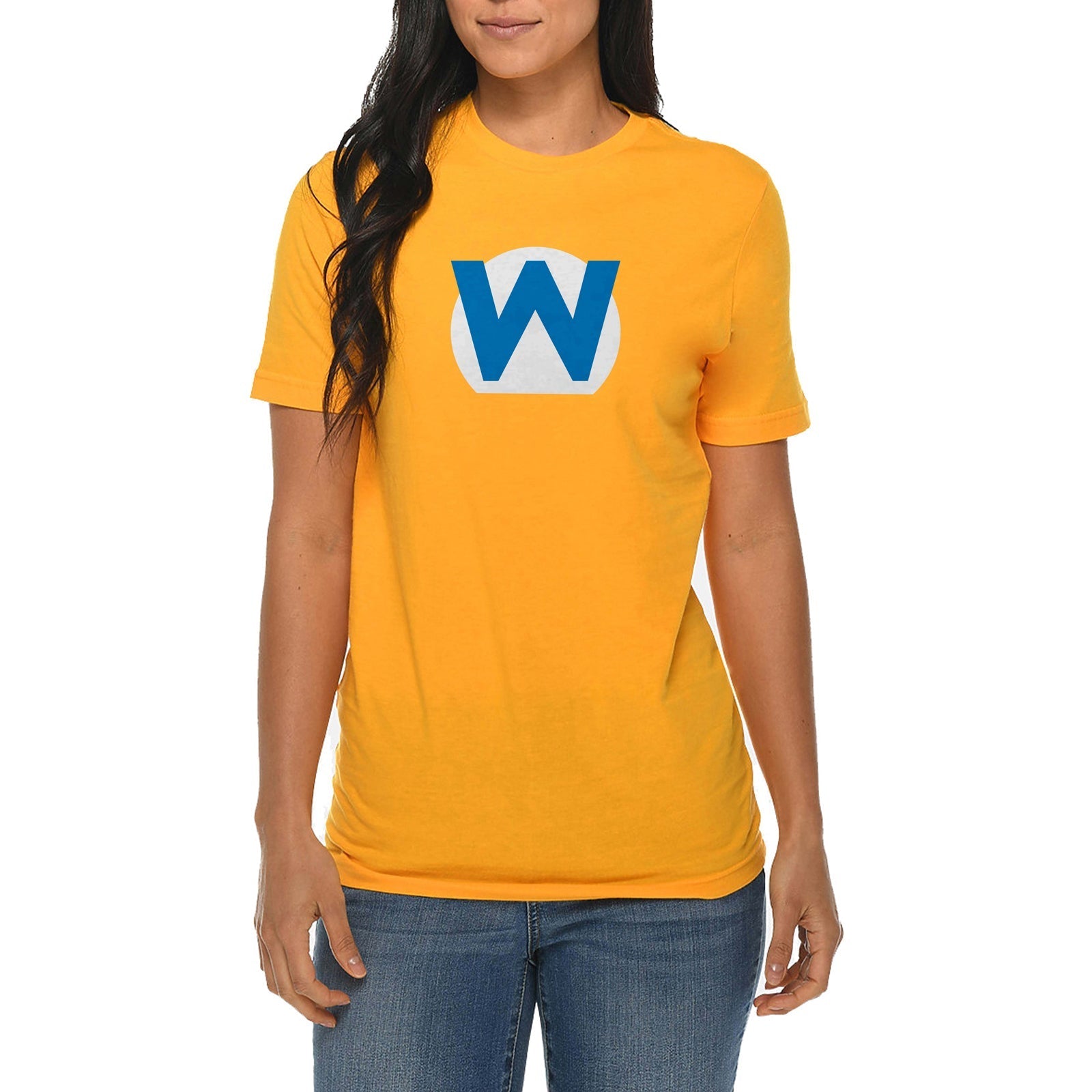 Mario World Characters Graphic Design Deluxe Jersey T-Shirt
